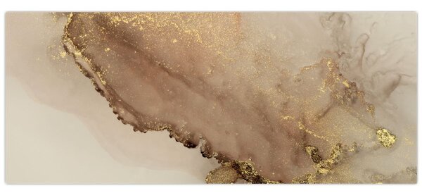 Kép - Arany csillogás (120x50 cm)