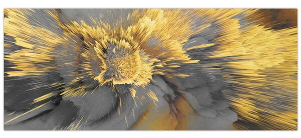 Kép - Arany expanzió (120x50 cm)