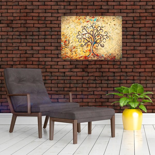 Kép - Mozaik életfa (70x50 cm)