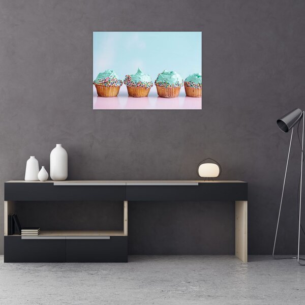 Cupcakes képe (70x50 cm)