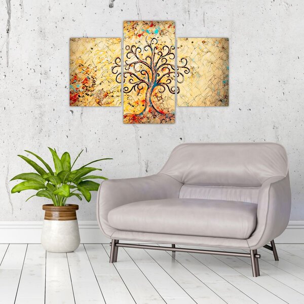 Kép - Mozaik életfa (90x60 cm)