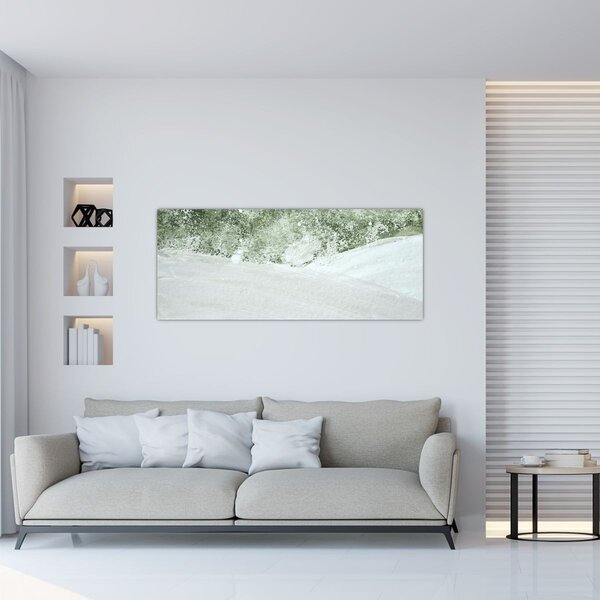 Kép - Absztrakció ecsettel (120x50 cm)