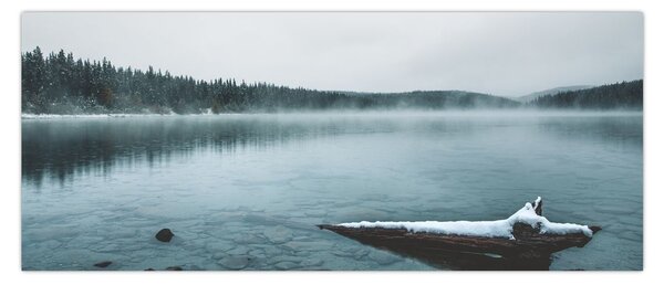 Kép - jeges északi tó (120x50 cm)