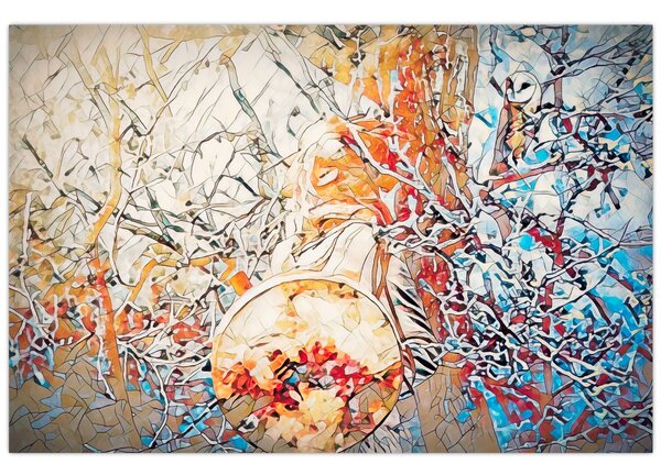Kép - Mozaik absztrakció (90x60 cm)