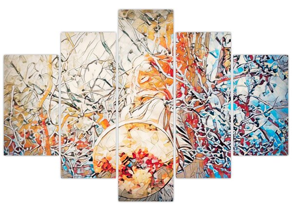 Kép - Mozaik absztrakció (150x105 cm)