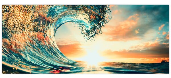 Kép - Hullám (120x50 cm)