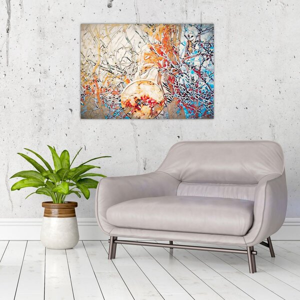 Kép - Mozaik absztrakció (70x50 cm)