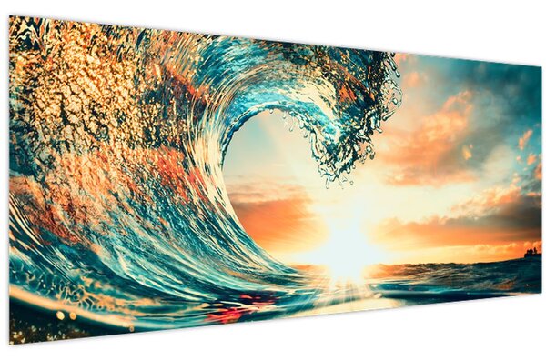 Kép - Hullám (120x50 cm)