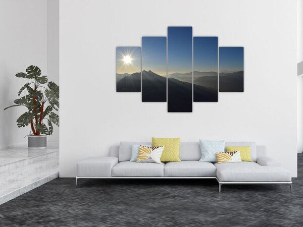 Kép - A hegycsúcsok felett (150x105 cm)