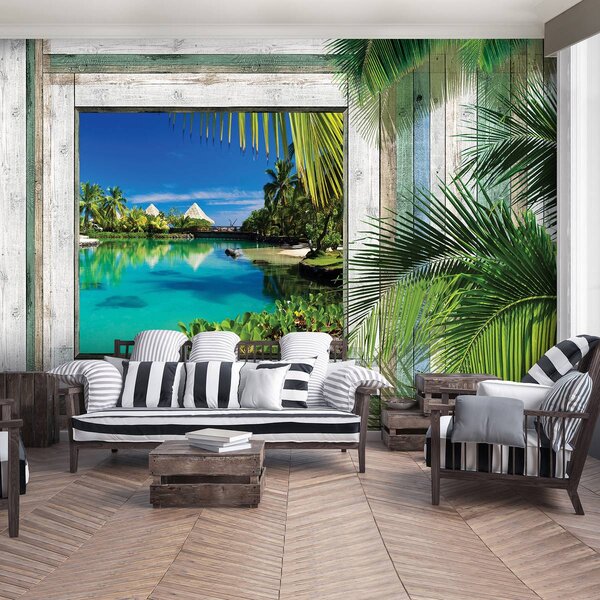 Fotótapéta - Strand, tenger, homok (152,5x104 cm)