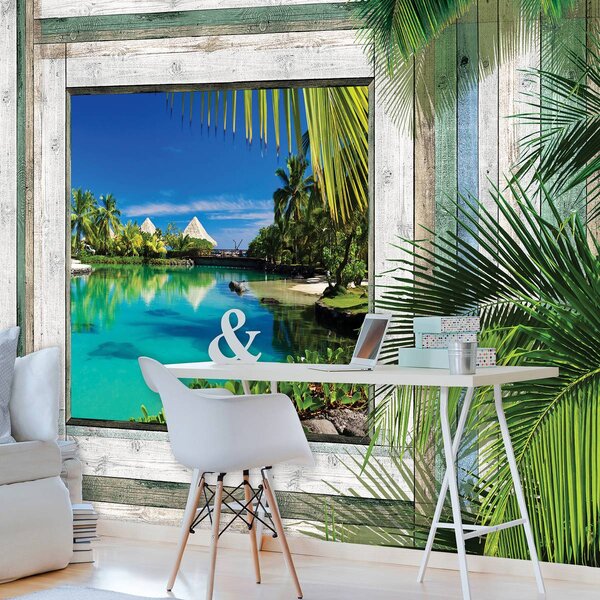 Fotótapéta - Strand, tenger, homok (152,5x104 cm)