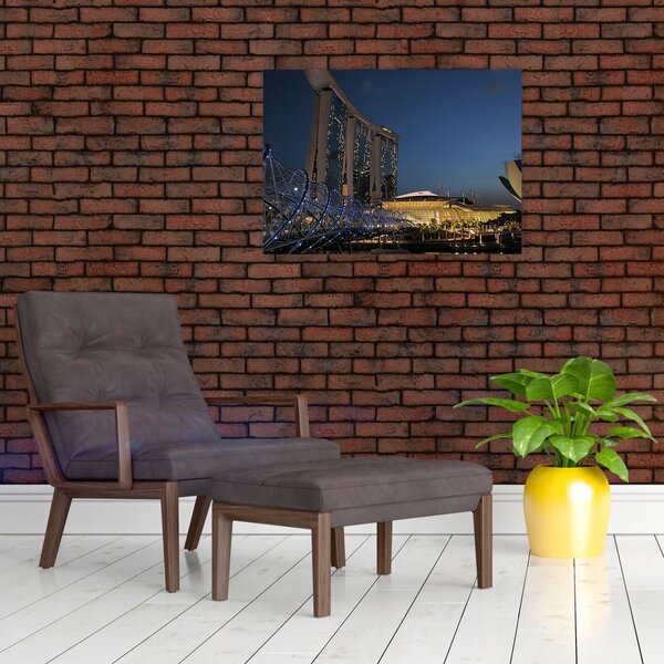 Modern metropolisz képe (70x50 cm)