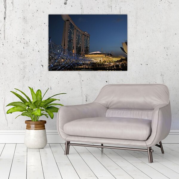 Modern metropolisz képe (70x50 cm)