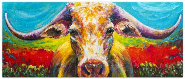 Kép - Festett tehén (120x50 cm)