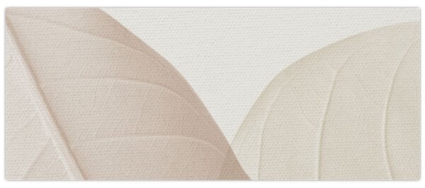 Kép - Texturált levelek (120x50 cm)
