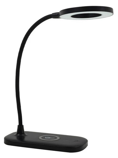 Siona LED Asztali Lámpa CCT Dim. w/Charger Fekete - Lindby - Lampemesteren