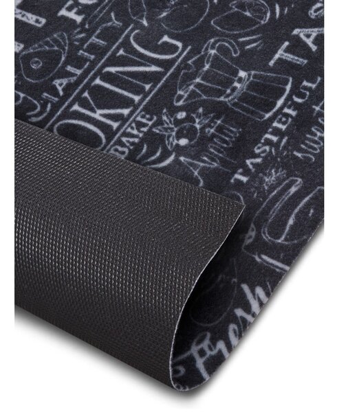 Fekete futószőnyeg 50x150 cm Wild Kitchen Board – Hanse Home