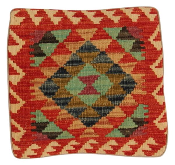 Kézi szövésű díszpárna 40x40 Kilim párnahuzat