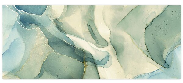 Kép - Tintaabsztrakció 3 (120x50 cm)