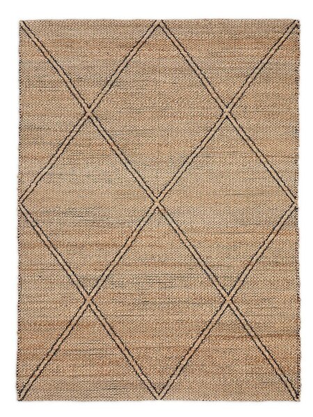Natúr színű kézi szövésű juta szőnyeg 200x300 cm Vallalta – Kave Home