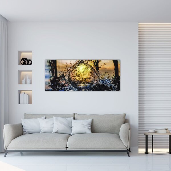 A víz képe (120x50 cm)