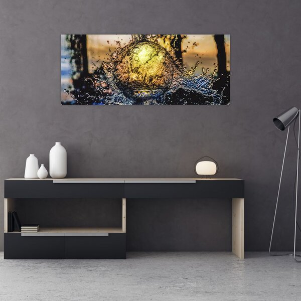A víz képe (120x50 cm)