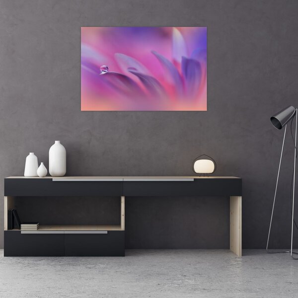 Kép - Csepp a virágon (90x60 cm)