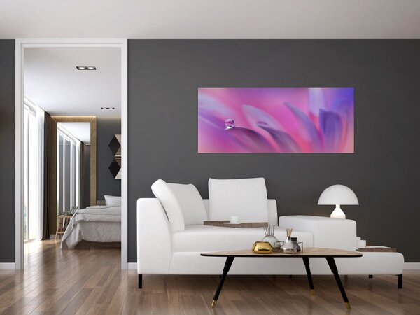 Kép - Csepp a virágon (120x50 cm)