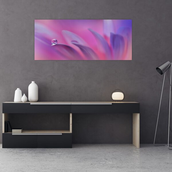 Kép - Csepp a virágon (120x50 cm)