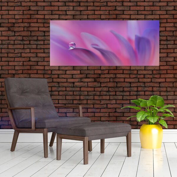 Kép - Csepp a virágon (120x50 cm)