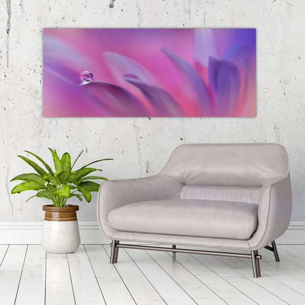 Kép - Csepp a virágon (120x50 cm)