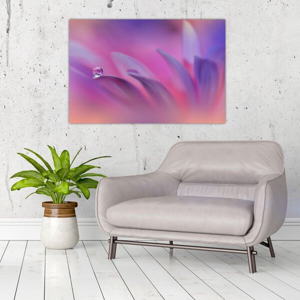 Kép - Csepp a virágon (90x60 cm)
