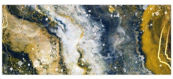 Kép - Arany absztrakció (120x50 cm)