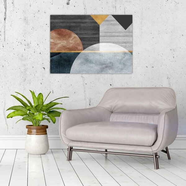 Kép - Formák és textúrák (70x50 cm)