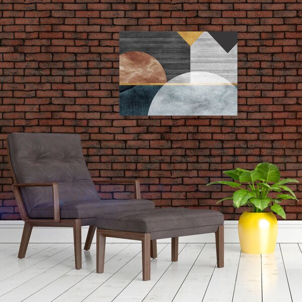 Kép - Formák és textúrák (70x50 cm)