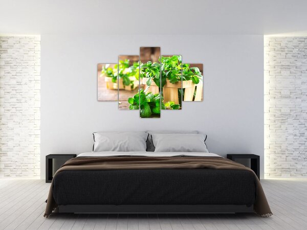 Friss menta képe (150x105 cm)