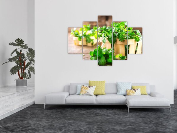 Friss menta képe (150x105 cm)