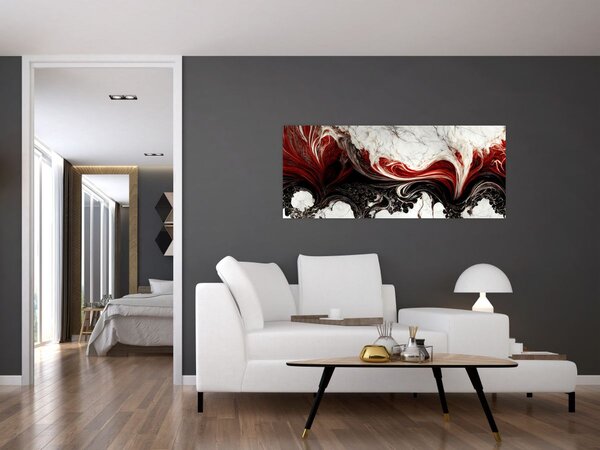 Kép - Modern absztrakció (120x50 cm)