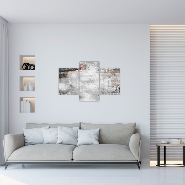 Kép - Absztrakt texturált vászon (90x60 cm)