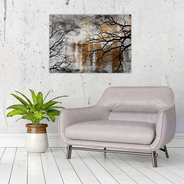 Kép - Fák sziluettek (70x50 cm)
