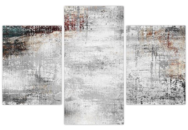 Kép - Absztrakt texturált vászon (90x60 cm)