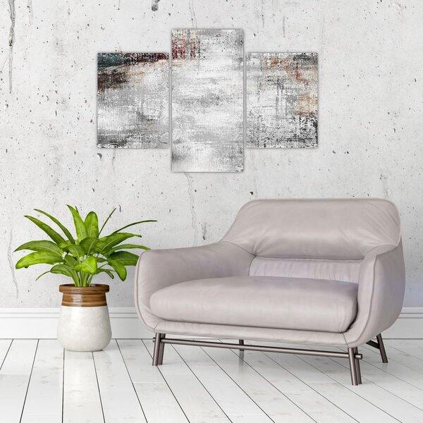 Kép - Absztrakt texturált vászon (90x60 cm)