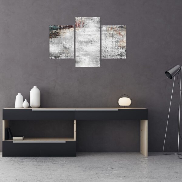 Kép - Absztrakt texturált vászon (90x60 cm)