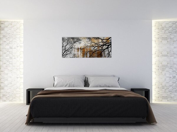Kép - Fák sziluettek (120x50 cm)