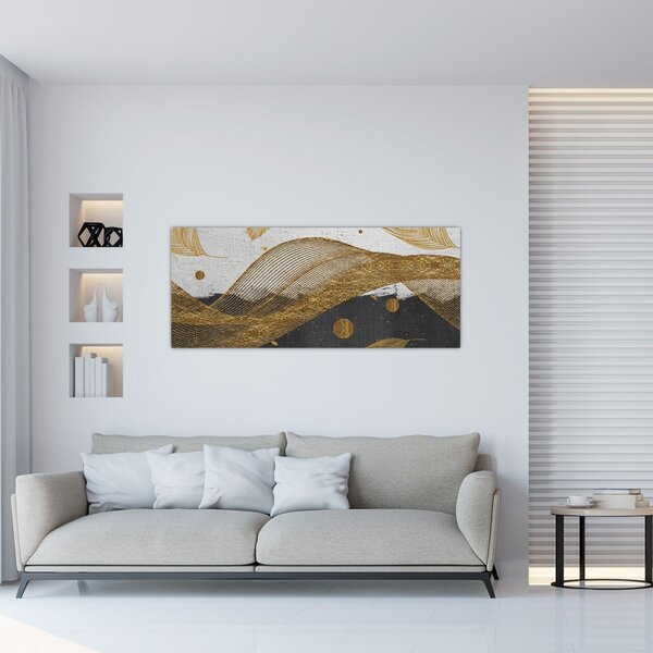 Kép - Arany toll (120x50 cm)