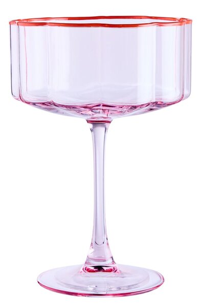 FIORI pezsgős kehely rózsaszín/narancssárga 400 ml