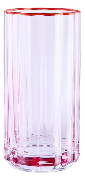 FIORI long drink pohár rózsaszín/narancssárga 480 ml