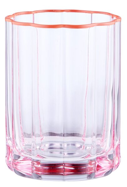 FIORI vizes pohár rózsaszín/narancs 340 ml