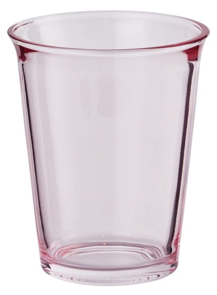 GALET üveg pohár 280 ml rózsaszín