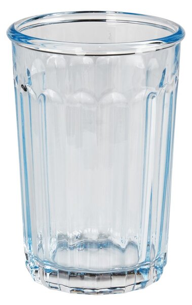 BARETTO üveg vizes pohár 500 ml kék